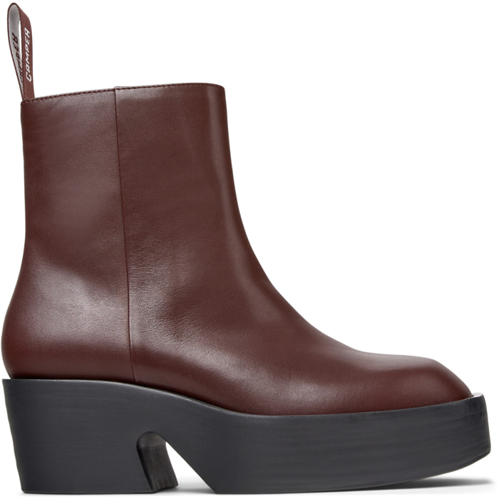 Botines - CAMPER Billie - Burdeos - Cuero liso