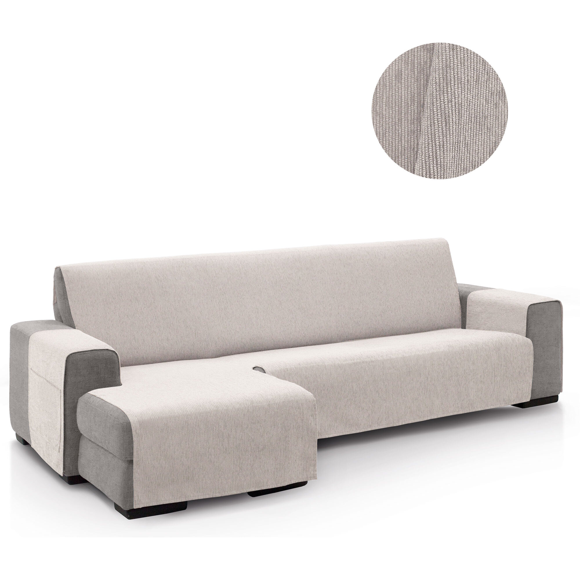 Cubre Sofá Chaise Longue Izquierda modelo PRISCILA