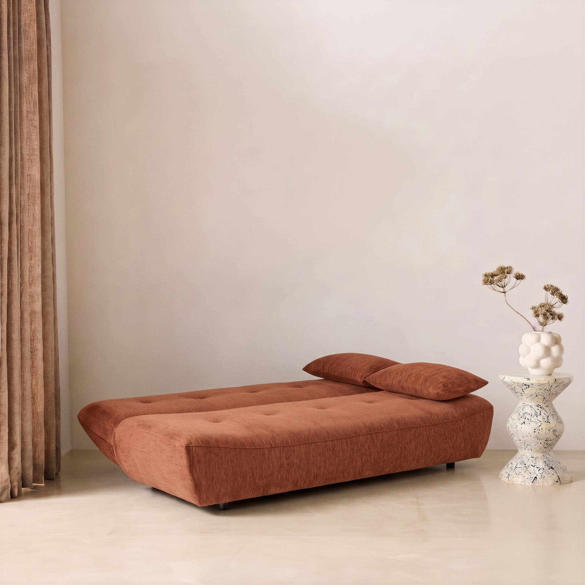 Banquette convertible tissu chenille 3 places KLIK
