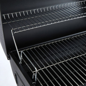 Barbecue charbon ESSENTIELB EBCA1 noir sur chariot, 62x35 cm