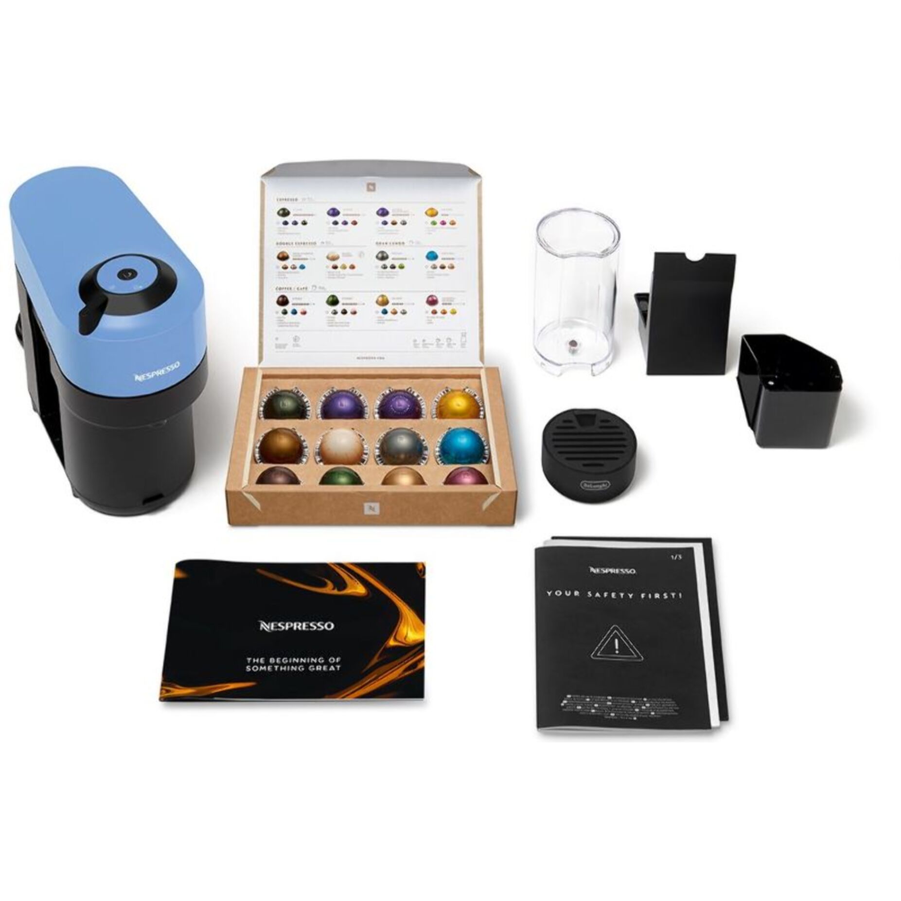 Nespresso DELONGHI Vertuo pop Bleu