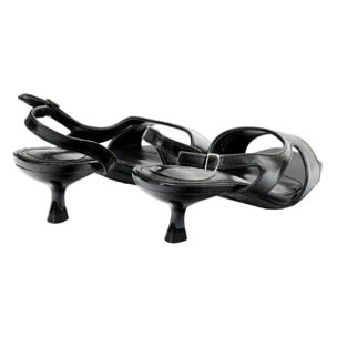 Sandali cinturino regolabile - tacco 6,0 cm