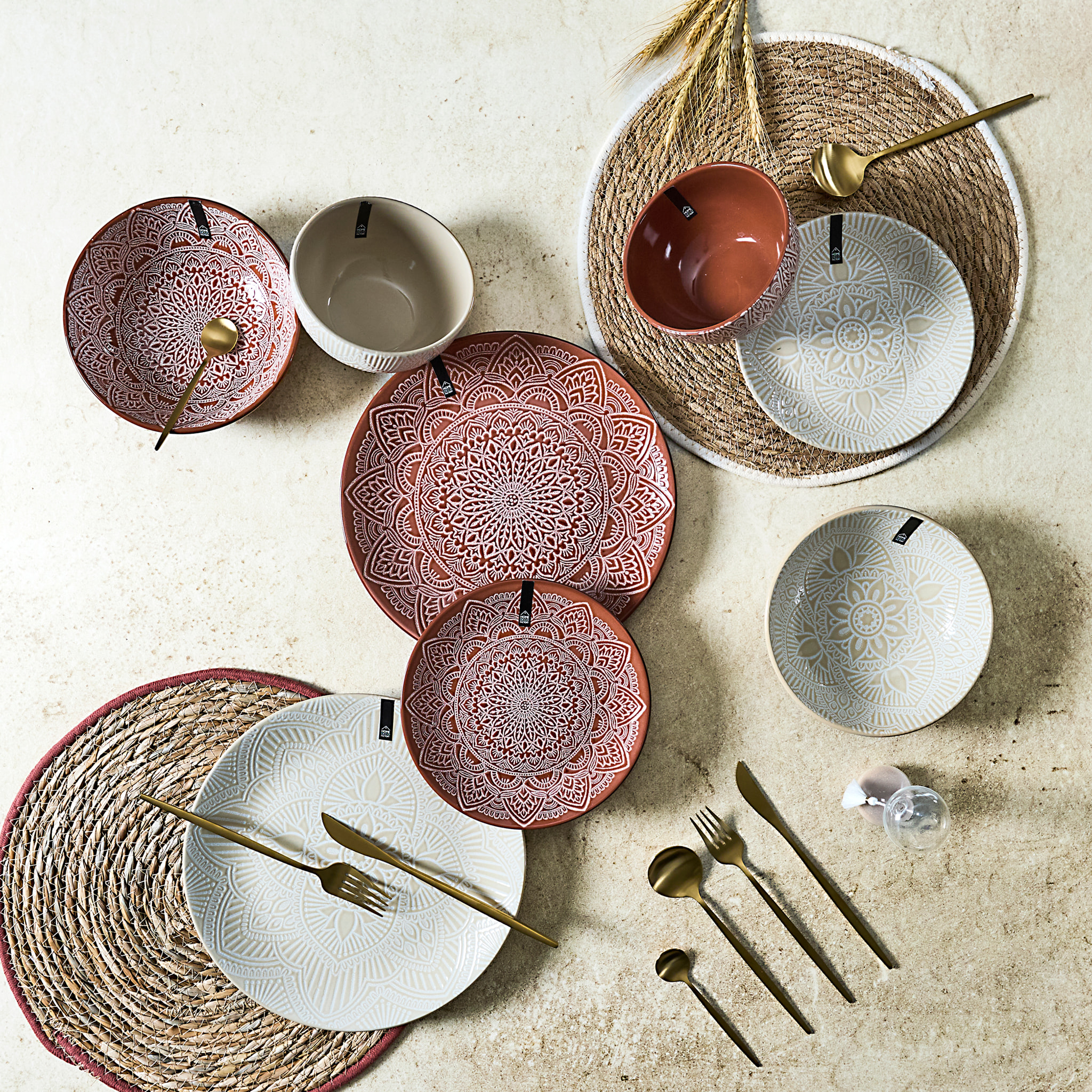 Assiette Sahara Terracotta D19.5cm