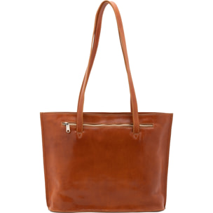 Borsa a spalla da donna - Modello False - 100% pelle - 31.0 x 43.0 x 10.0 cm