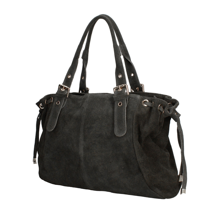 Borsa a mano da donna Made in Italy - Modello Celeste Plus - 100% pelle - 20.0 x 28.5 x 41.0 cm