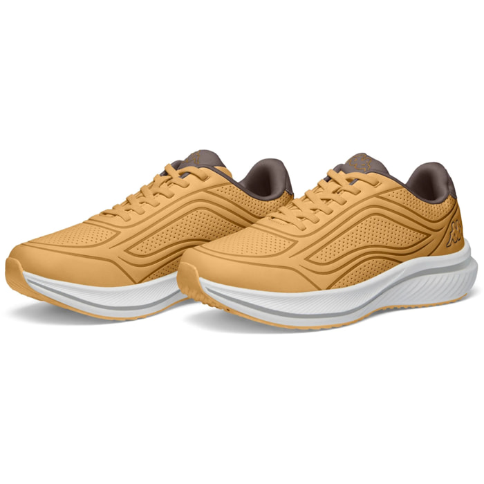 Kappa - Sneakers Uomo Donna Marrone - Logo Malking Pu
