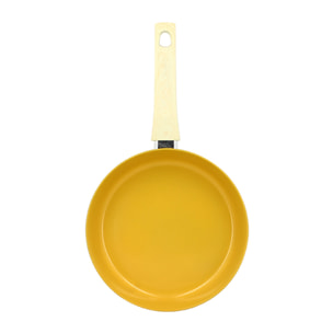 Poêle en revêtement céramique 24cm jaune - tous feux COLORAMA