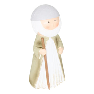 Lot de 8 santons Tumma en résine H. 12 cm