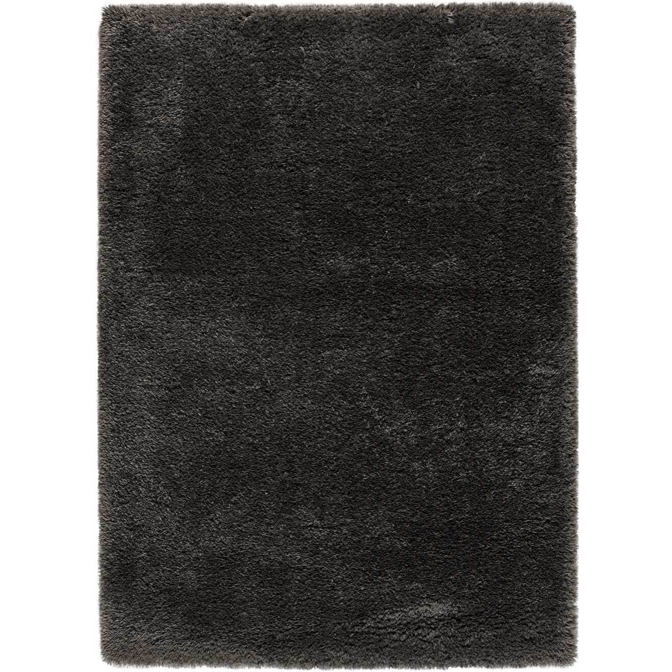 SHAGGY RECICLADA Alfombra shaggy lisa en antracita, varias medidas disponibles.