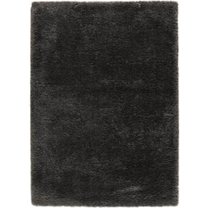 SHAGGY RECICLADA Alfombra shaggy lisa en antracita, varias medidas disponibles.