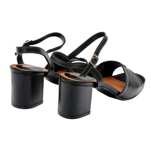 Sandali cinturino regolabile - tacco 7,5 cm