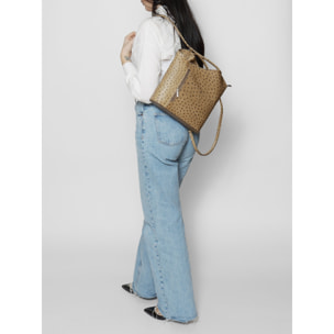 Zaino da donna in vera pelle - Modello Charlotte - 28.0 x 25.0 x 9.0 cm