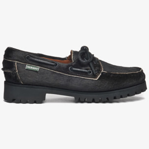 Mocassini Sebago Donna Nero RANGER RAW WOMAN