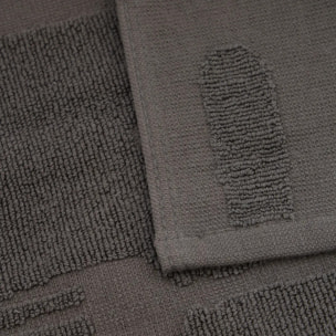 2 torchons Terry 70x45cm gris