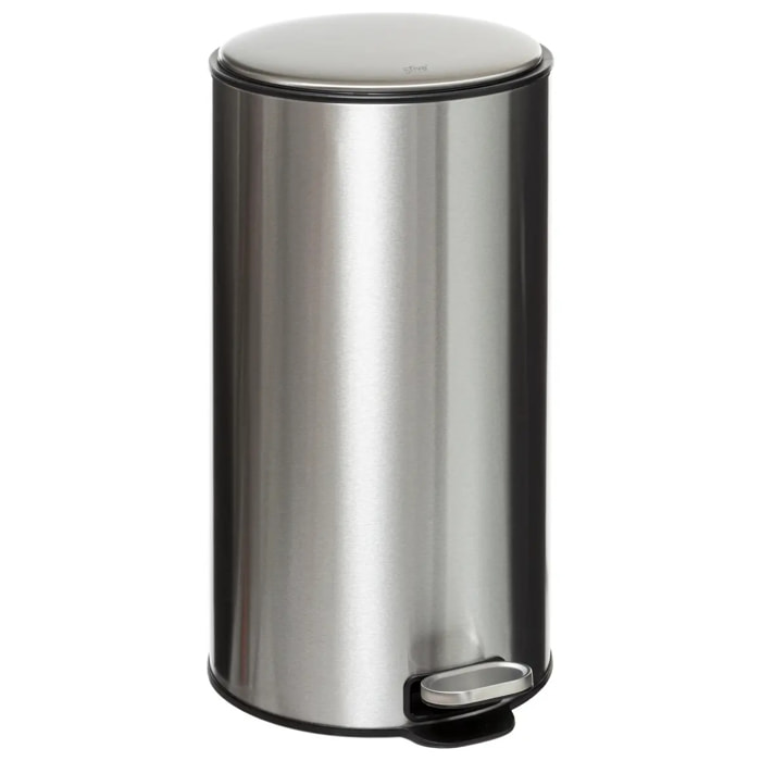 Poubelle métal 30l Inox Delta