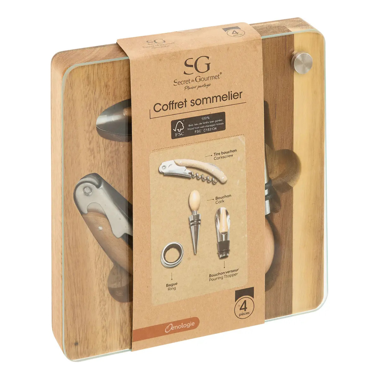 Coffret sommelier 4 pièces Jules limonadier