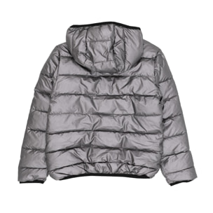 Plumífero con capucha Leone para niña Negro