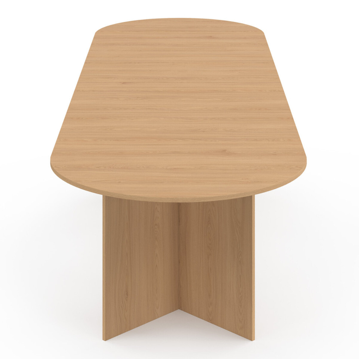 Table à manger extensible Gabin 200-300cm effet hêtre