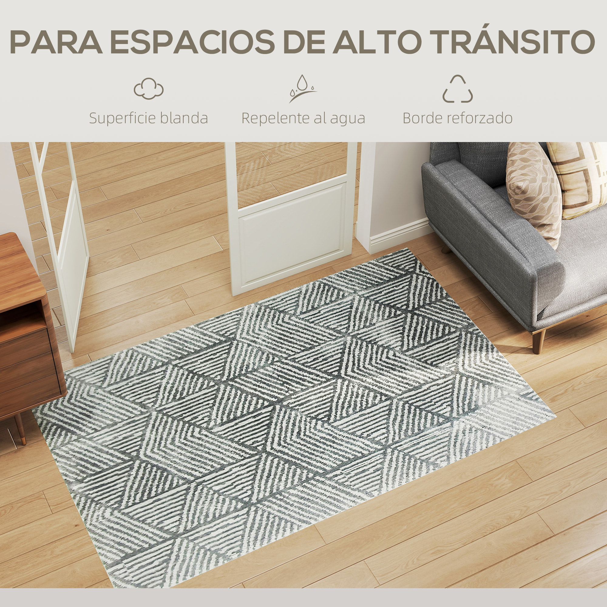 Mesita de Noche Mesilla de Noche con Puerta de Ratán Estante Ajustable y Patas de Madera Estilo Bohemio Mesa Auxiliar para Salón Dormitorio 40x35x58 cm Verde Claro