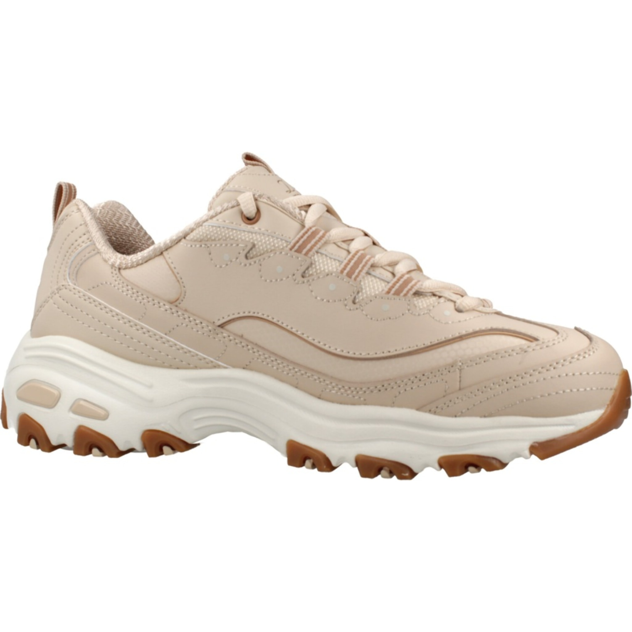 Sneakers De  Mujer 149807s Beis