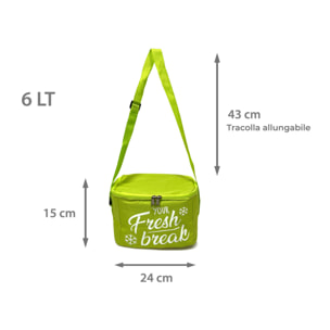 Borsa Termica Mare Spiaggia Fresh Break 6L