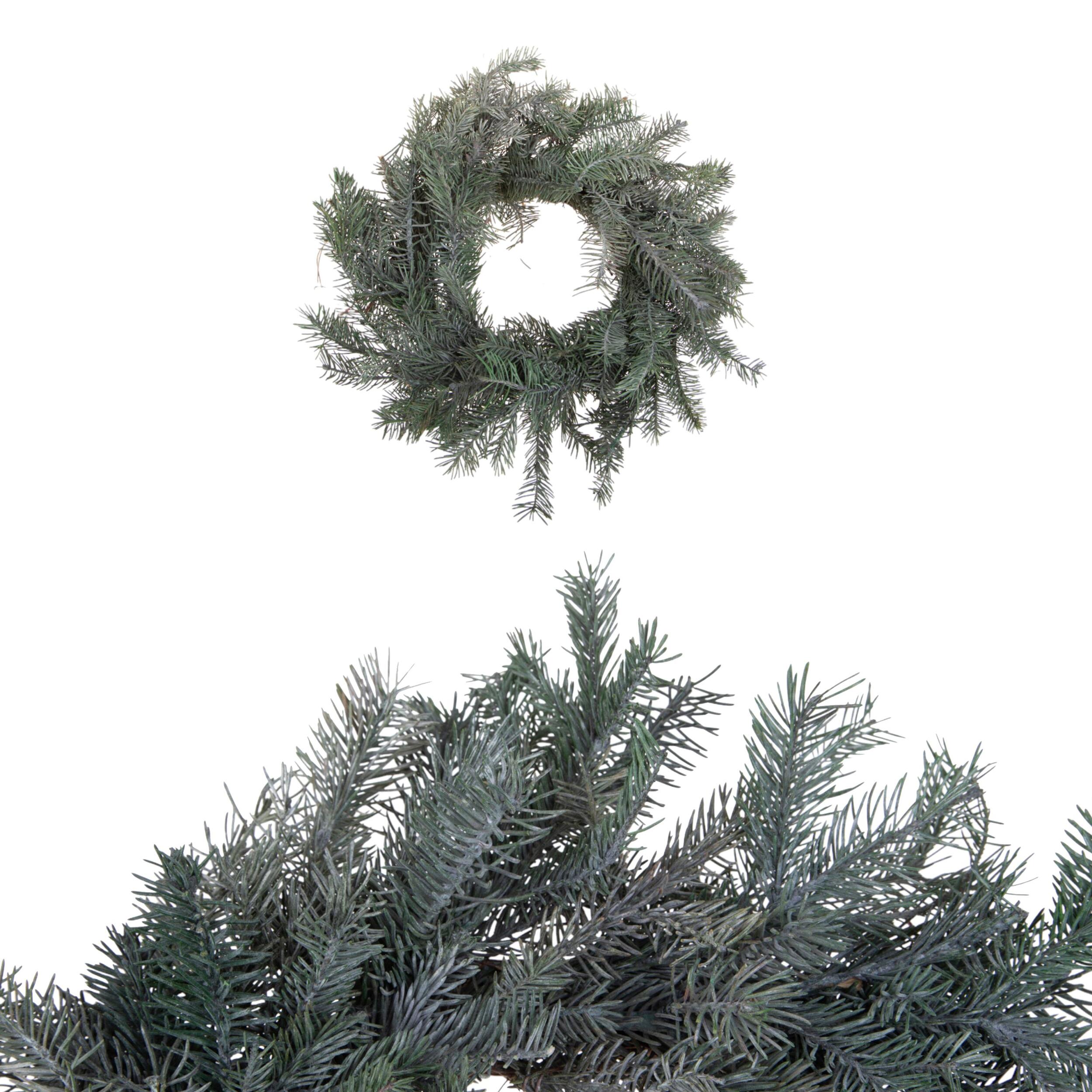 Corona abete - Pezzi 2 - 30xH5x30cm - Bianchi Dino SpA