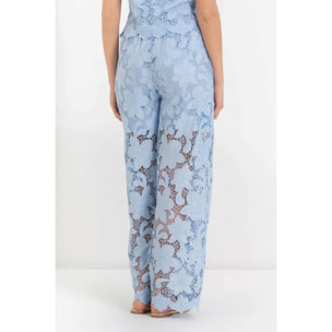 Kocca - Pantaloni palazzo in pizzo Donna
