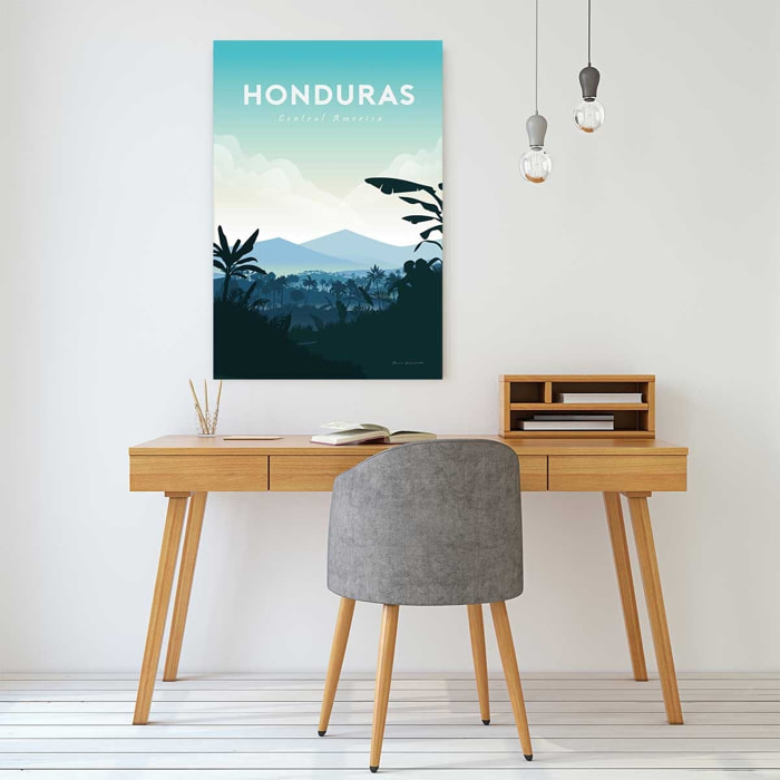 Tableau Voyage en Honduras Toile imprimée