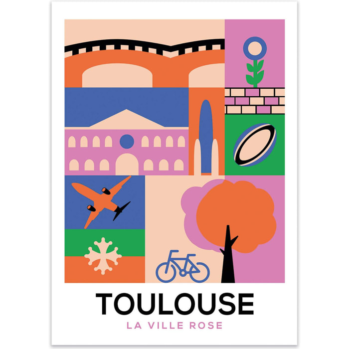 Affiche - Toulouse - Posuta