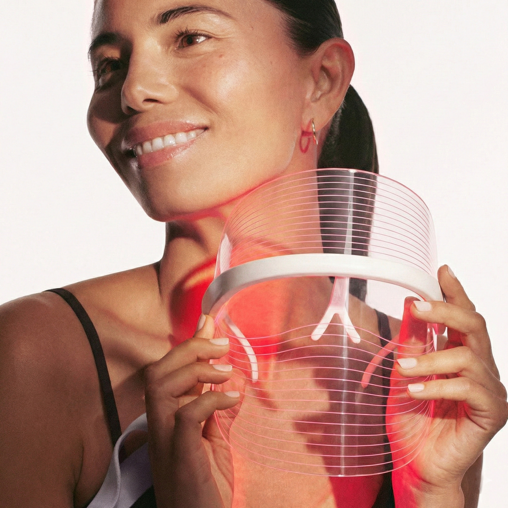 Máscara de terapia de luz LED con 7 colores.