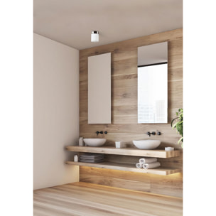 FORLIGHT Plafon Ip44 Petit Led 5,7 Blanco Cálido - 3000K Cromo 463