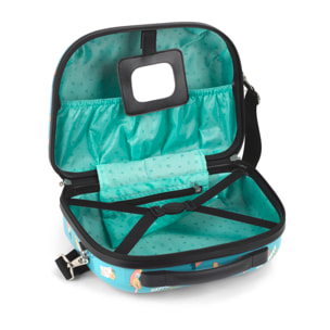 Juego de maletas infantiles ( cabina y neceser ) Happy rígidos con capacidad de 52,2 L