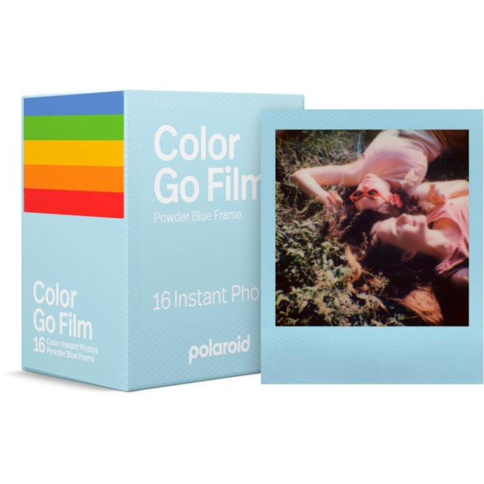 Papier photo instantané POLAROID Go flim double pack Powder Blue Frame