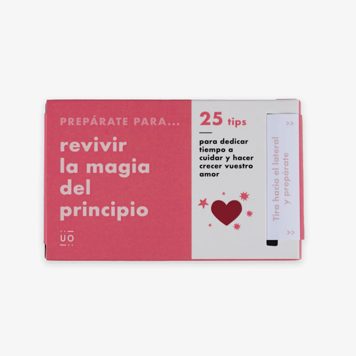 El preparador "Prepárate para revivir la magia del principio"