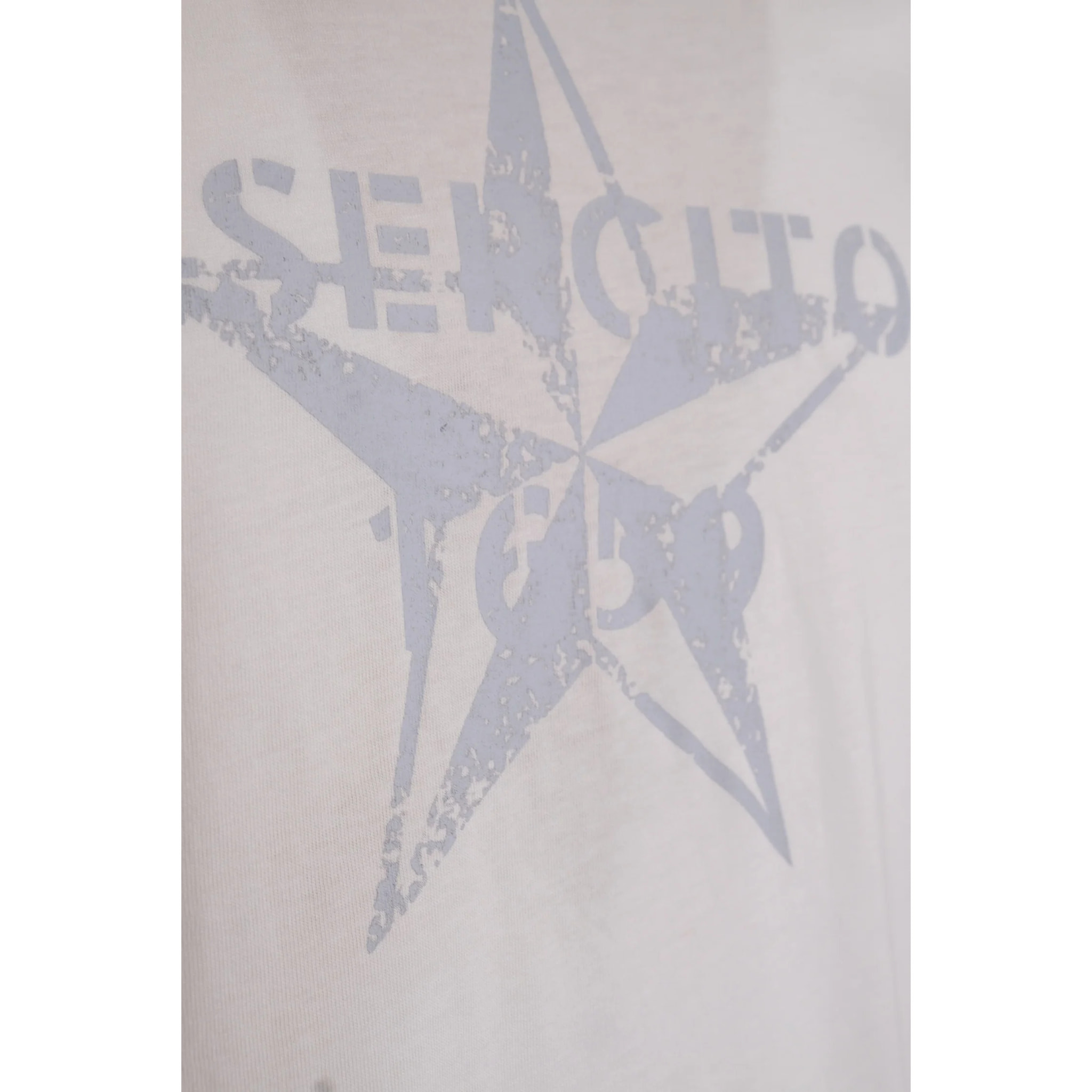 T-shirt Esercito bianca in cotone uomo