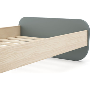 Lit enfant avec tête de lit en bois - ELISE