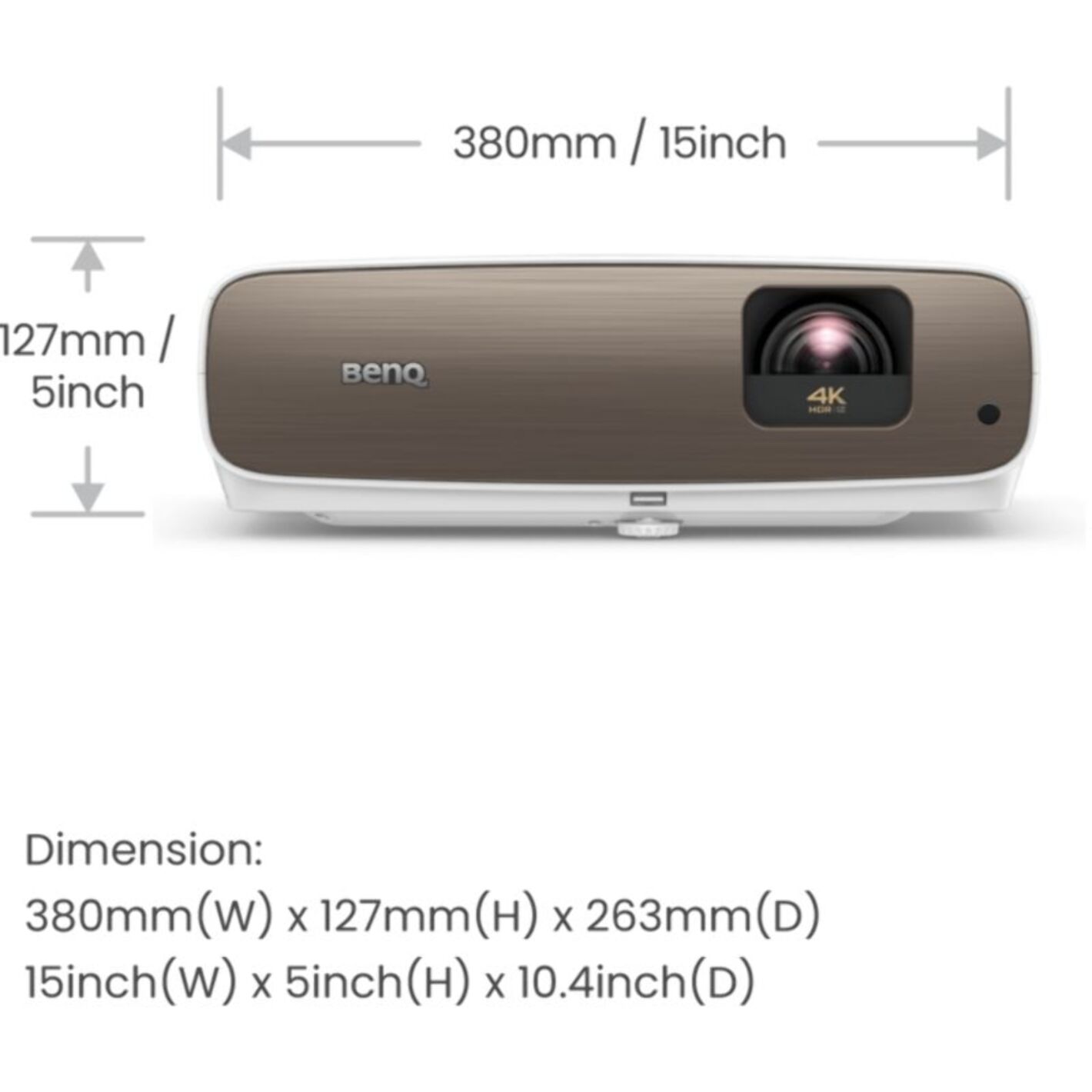 Vidéoprojecteur home cinéma BENQ W2710i