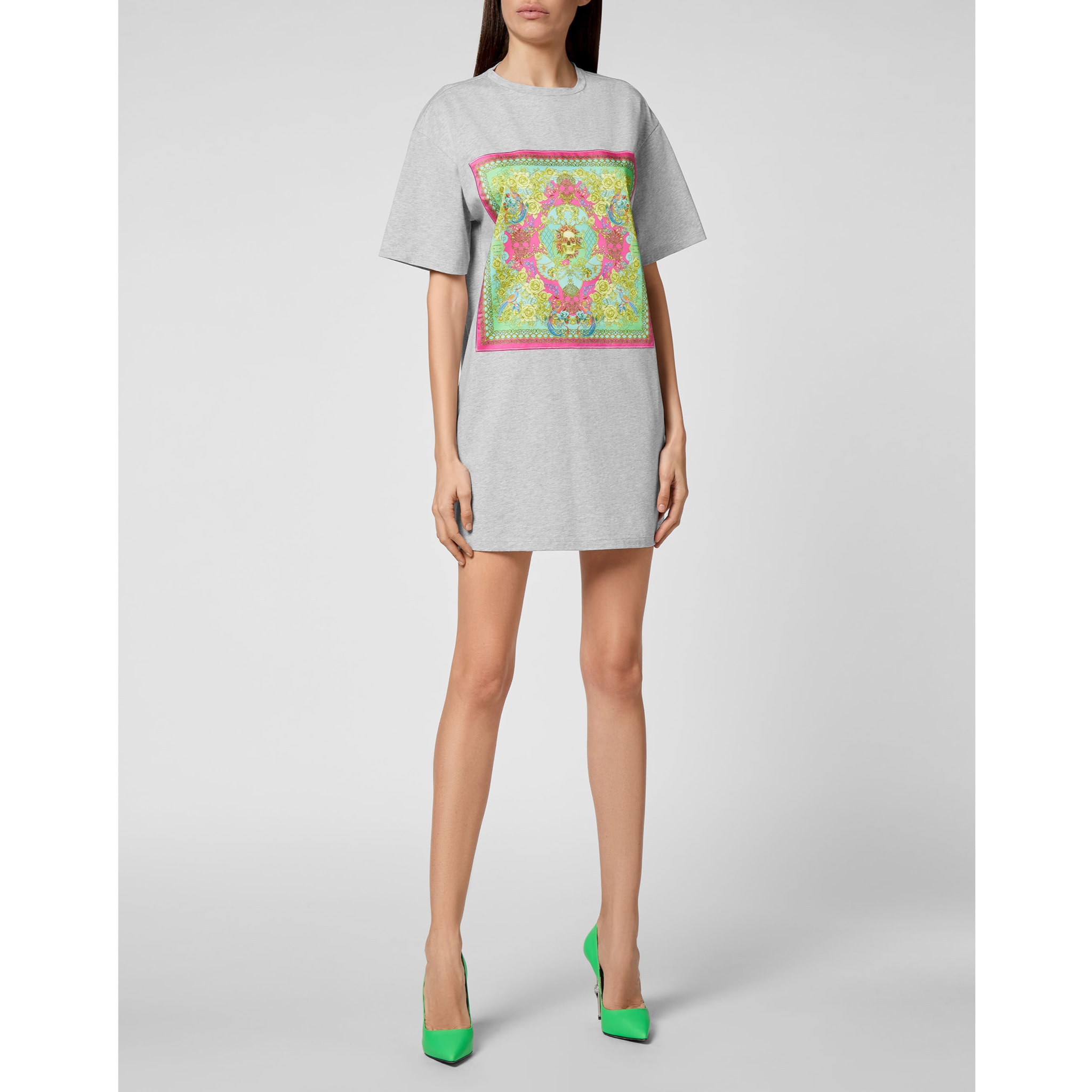 PHILIPP PLEIN Camiseta Vestido Corto NEW BAROQUE