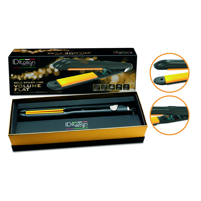 Piastra Professionale Gold Styler Volume Flat - Ceramica