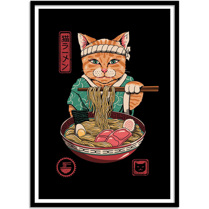 Affiche - Neko Ramen - Vincent Trinidad
