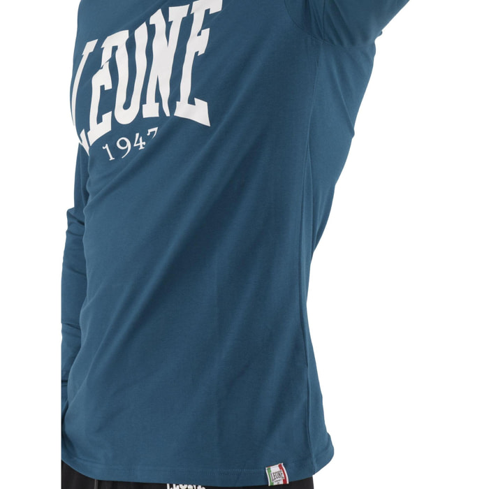 Camiseta de hombre Leone Basic de algodón de manga larga