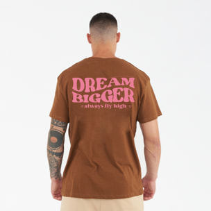 T-shirt in cotone BIGGER marrone