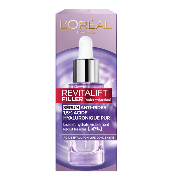 L'Oréal Paris Revitalift Filler Sérum Anti-rides Acide Hyaluronique 30ml