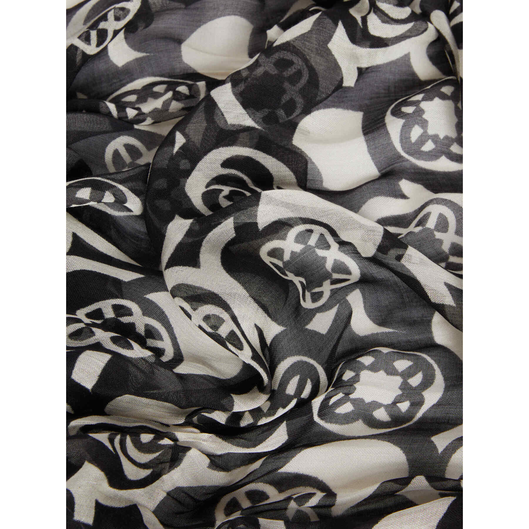 Elena Mirò - Foulard in modal stampato - Nero