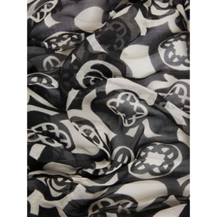 Elena Mirò - Foulard in modal stampato - Nero