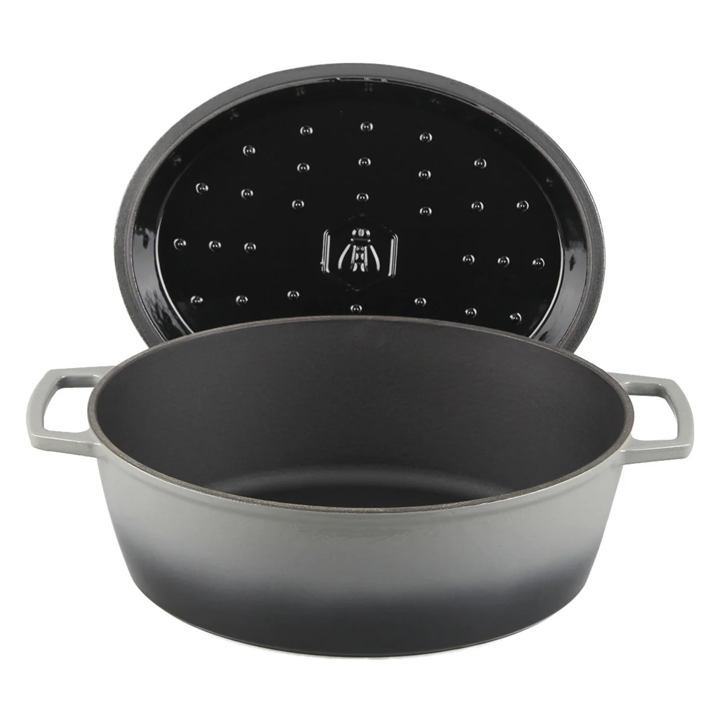 Cocotte ovale 33 cm en fonte émaillée