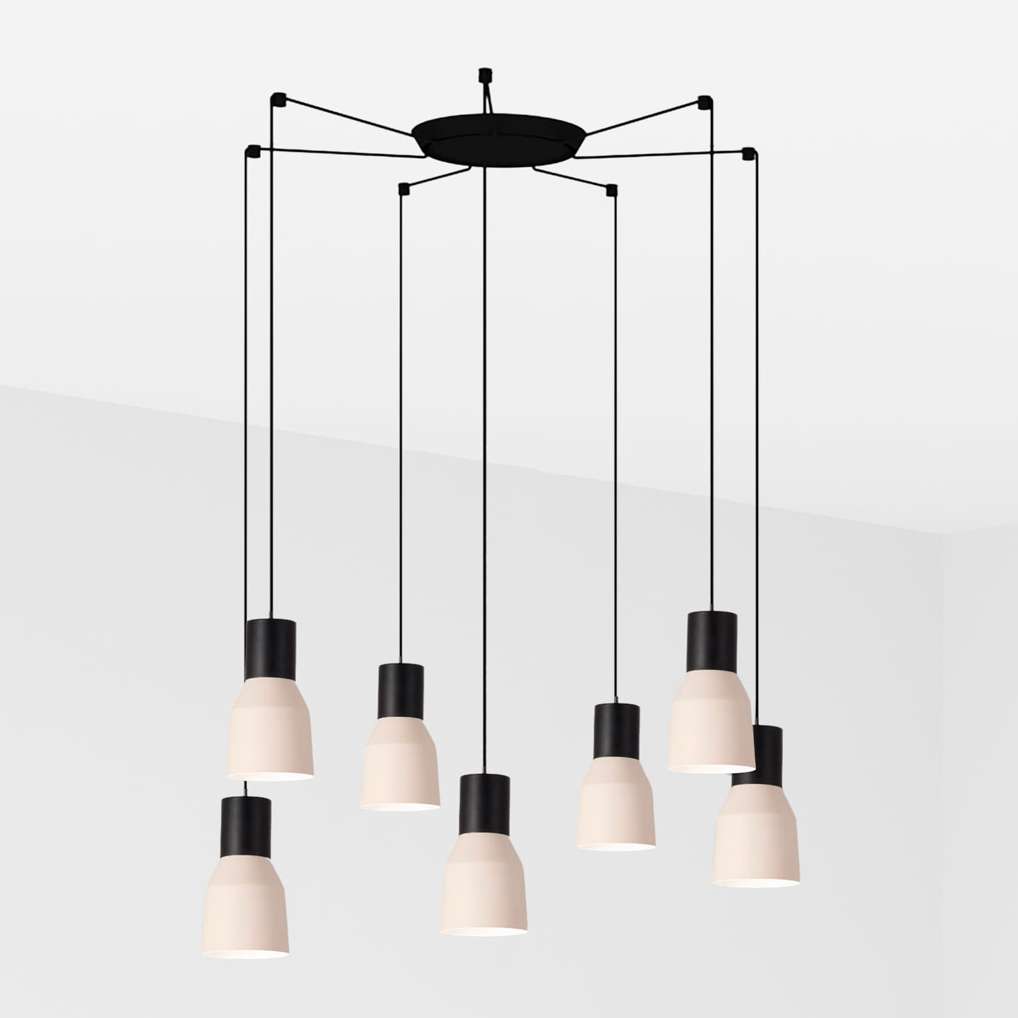 KOMBO 120 7L Lampe suspension beige