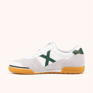 Zapatilla Deportiva de Piel y Nylon con Suela Caramelo MUNICH GRESCA XLS 325