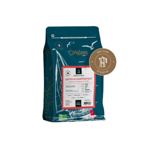 Café Bio à la voile - Castillo Anaérobique - Italienne 250g
