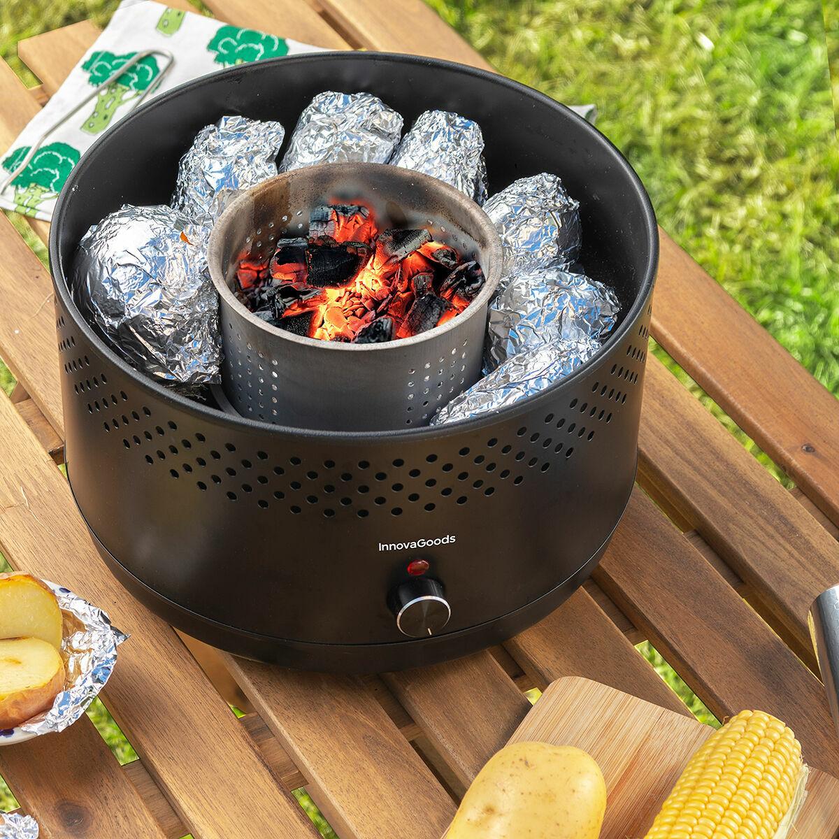 Barbecue a Carbone Portatile Senza Fumo CleanQ InnovaGoods